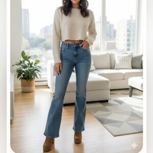 American Eagle Outfitters Light Blue Flare Jeans